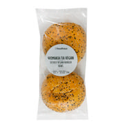 Seeded Vegan Burger Buns 2 Pieces