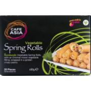 Mini vegetable spring rolls 400g                  
