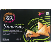 Mini vegetable samosas 400g
