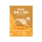 Little Moons Mochi παγωτό με λευκή σοκολάτα, καραμελωμένη ζάχαρη και κομμάτια σοκολάτας