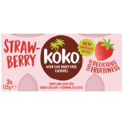 Koko Dairy Free Εναλλακτικό γιαούρτι με γεύση φράουλα 2 x 125g