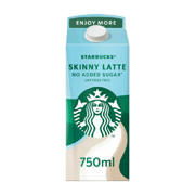 Starbucks Multiserve Latte No Added Sugar 750ml
