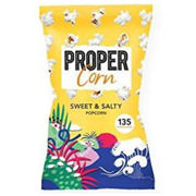 Proper Ποπ Κορν με αλάτι & ακατέργαστη ζάχαρη 90g