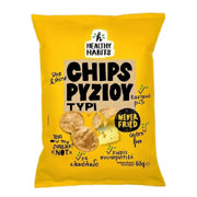 Ηealthy Habits Chips Ρυζιού με γεύση τυρί 60g
