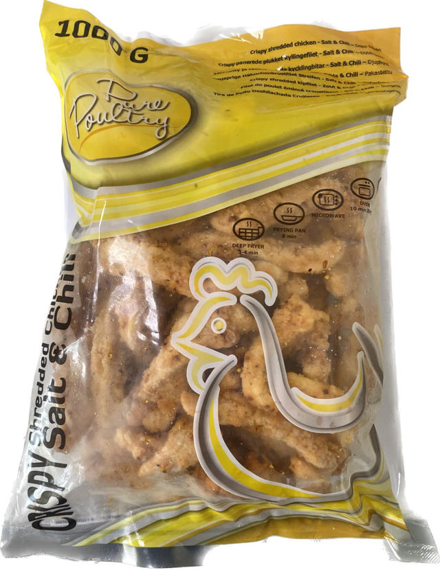 Τραγανές λωρίδες κοτόπουλου με αλάτι  & τσίλι 1kg