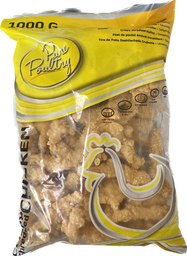 Τραγανές λωρίδες κοτόπουλου 1kg