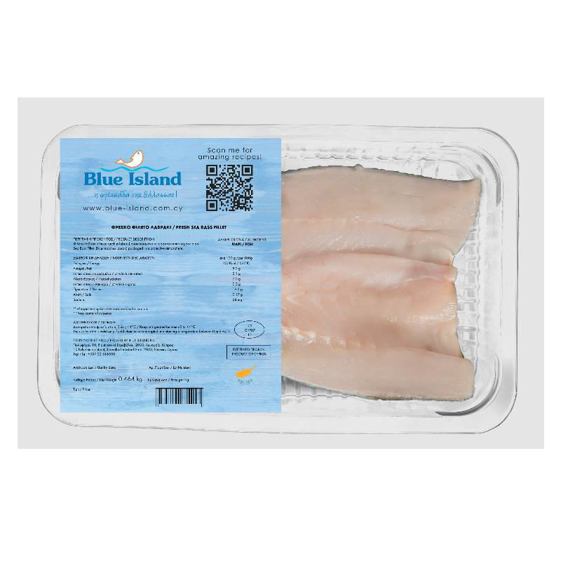 Blue Island Φιλέτο Λαβράκι 320g