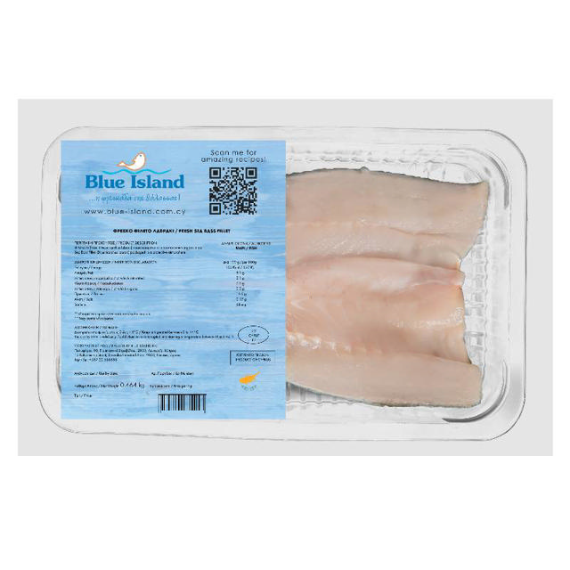 Blue Island Φιλέτο Λαβράκι 320g