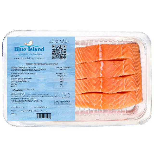 Blue Island 4 Φιλέτα Σολομού 500g