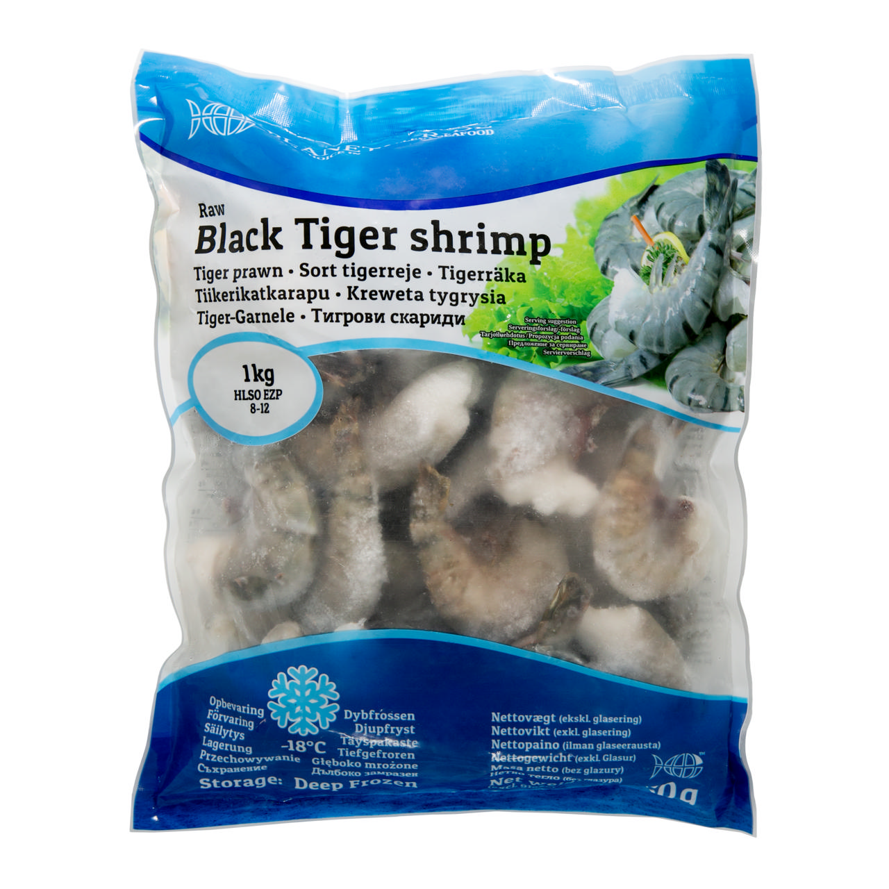 Ben's Γαρίδες ολόκληρες 8/12 800g                       