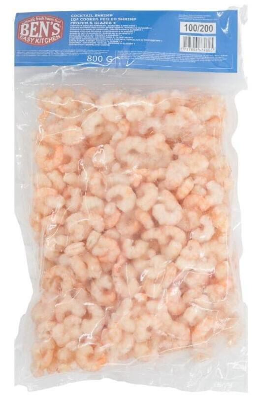 Ben's Γαρίδες καθαρισμένες & ψημένες 800g                        