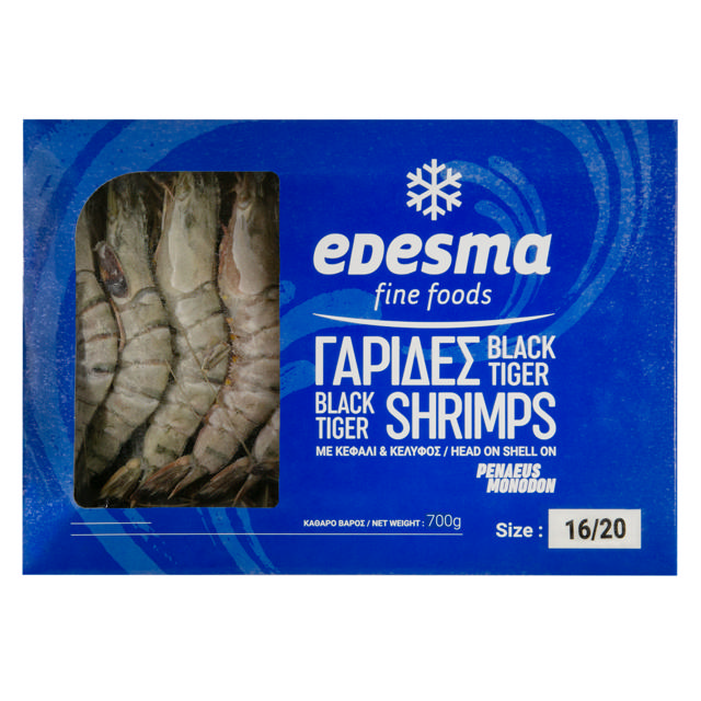 Γαρίδες Black Tiger Edesma 16/20 700g
