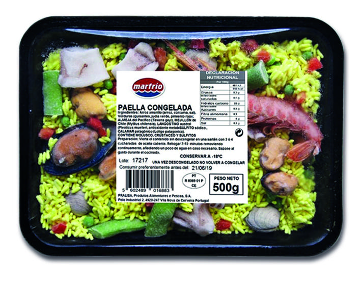 Παέγια με θαλασσινά 500g