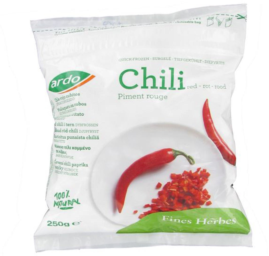 Ardo Κόκκινο τσίλι σε κύβους 250g                      