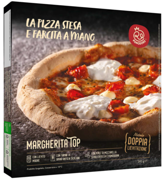 Πίτσα Μαργαρίτα με τυρί στρατσιατέλλα 390g