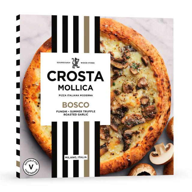 Crosta Mollica Pizza Bosco με μανιτάρι, καλοκαιρινή τρούφα και ψημένο σκόρδο 443g