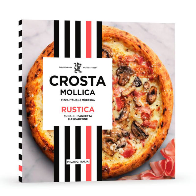 Crosta Mollica Pizza Rustico με μανιτάρι,πανσέτα και τυρί μασκαρπόνε 444g