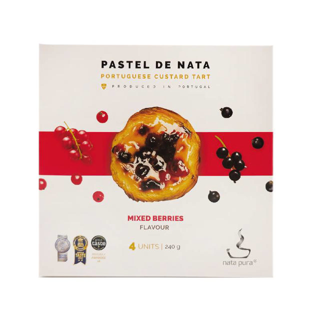Nata Pura Πορτογαλικό ταρτάκι με ανάμεικτα μούρα x4 240g
