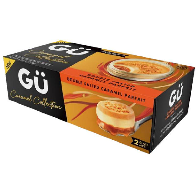 Gu Παγωτό Parfait με διπλή αλατισμένη καραμέλα 2x85g