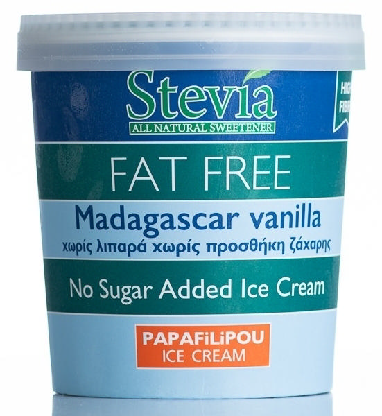 Papafilipou Παγωτό Βανίλια με στέβια 850ml
