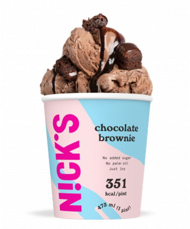 Nick's Μπράουνι σοκολάτα 473ml