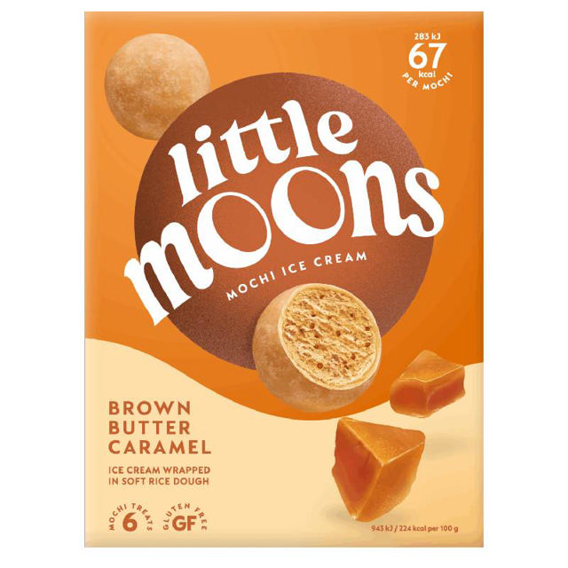Little Moons Μότσι παγωτό με γεύση καραμέλας από καβουρδισμένο βουτύρου 180g