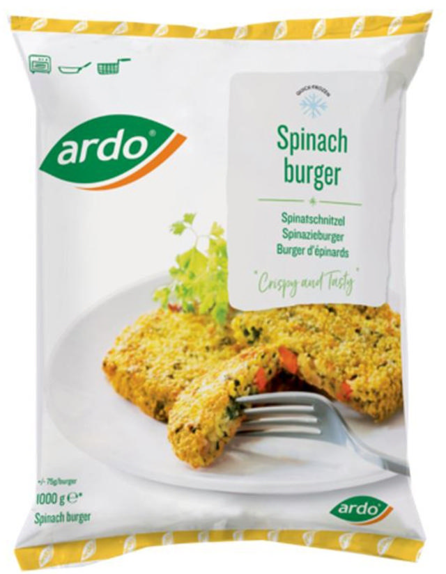 Ardo Μπιφτέκι με σπανάκι 13 X 75g                  