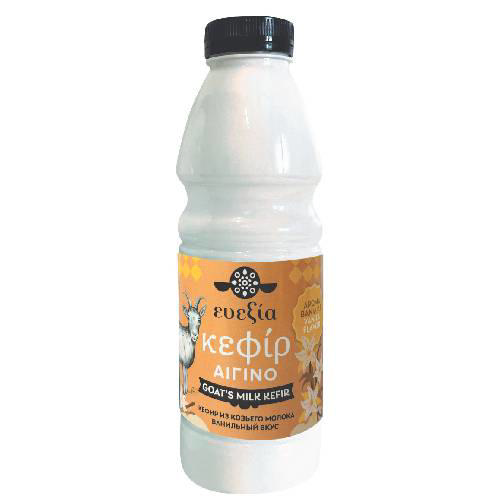 Ευεξία κεφίρ κατσικίσιο με φυσική γεύση βανίλιας 500ml