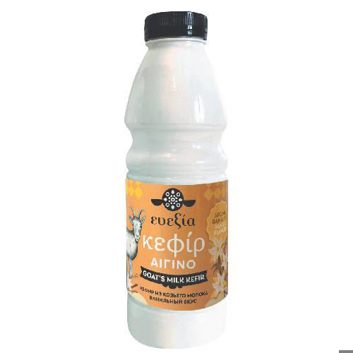 Ευεξία κεφίρ κατσικίσιο με φυσική γεύση βανίλιας 500ml