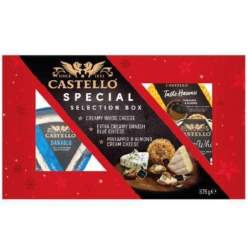 Castello Special Χριστουγεννιάτικο Κουτί με 3 είδη τυριού 