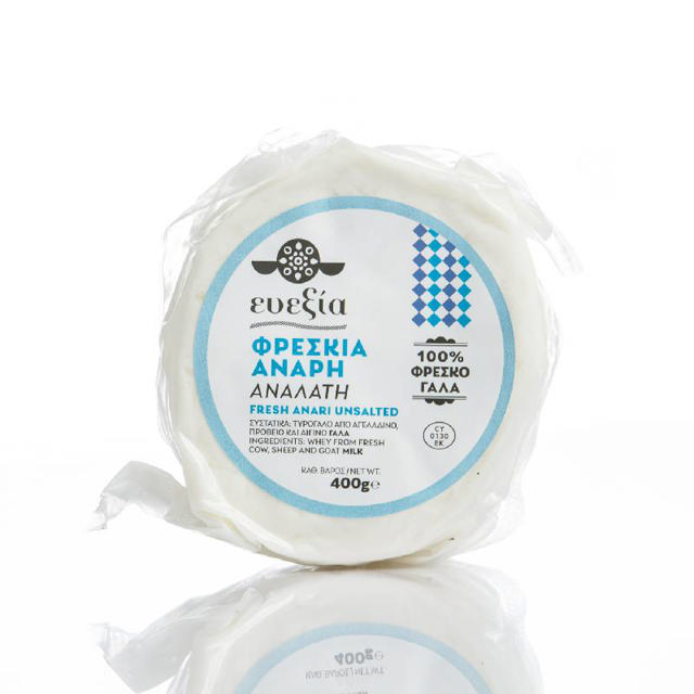 Ευεξία Αναρή ανάλατη με γάλα κατσικίσιο, πρόβειο και αγελαδινό
