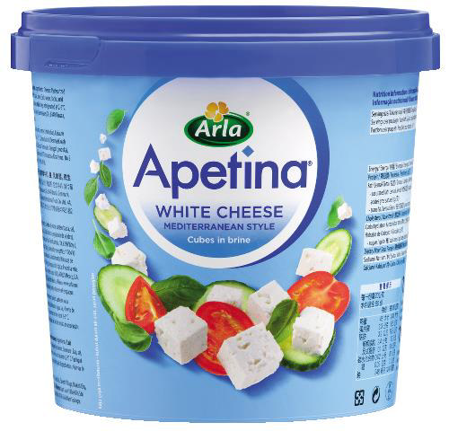 Arla Λευκό τυρί σε κύβους 1kg                          