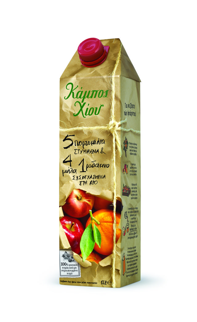 Κάμπος Χίου Μη Συμπ. Χυμός 3 Φρούτων 1L