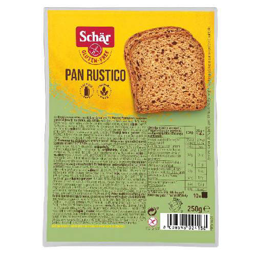Ψωμί ολικής άλεσης σε φέτες Pan Rustico 250g