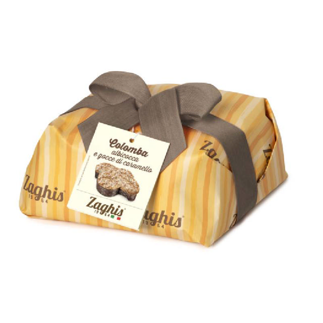Zaghis Ιταλικό κέικ Colomba με βερίκοκο και καραμέλα 750g