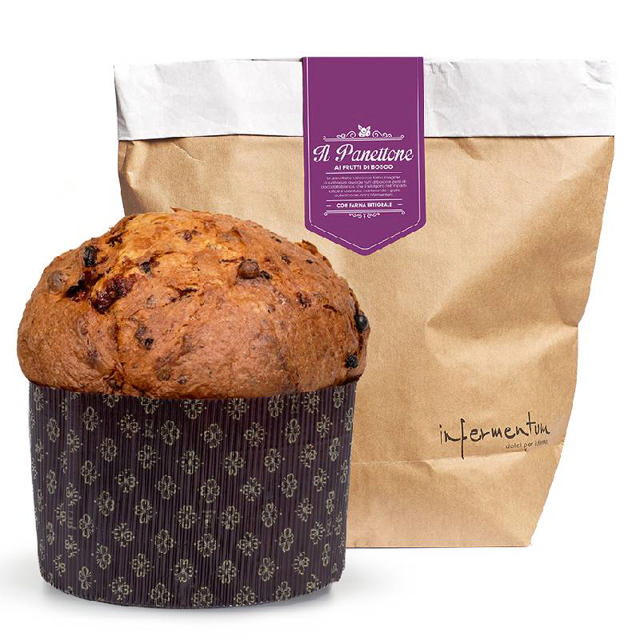 Infermentum Panettone με Άγρια Μούρα και Λευκή Σοκολάτα 1Kg