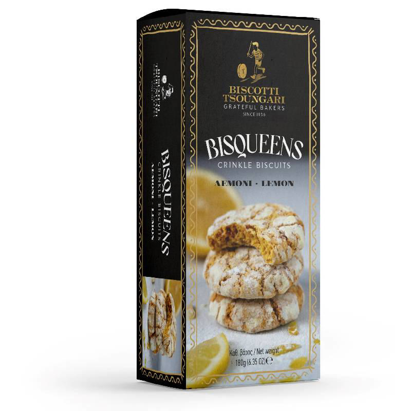 Τsoungari Crinkle Mπισκότα με λεμόνι 180g