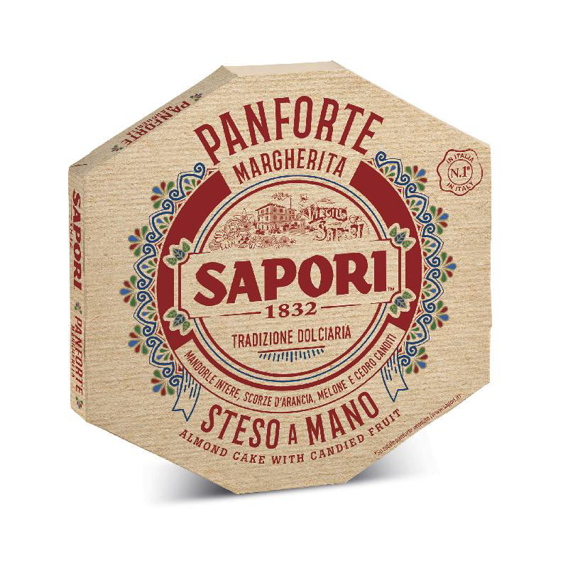 Sapori Panforte Ιταλικό Κέικ με Φρούτα και Αμύγδαλα 320 γρ.