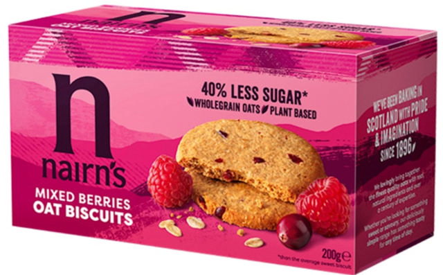 Nairn's μπισκότα βρώμης με ανάμεικτα μούρα 200g