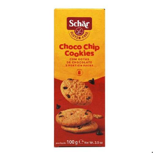 Μπισκότα με σοκολάτα χωρίς γλουτένη 100g