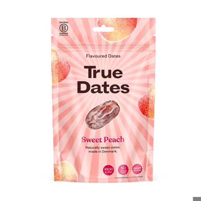 Χουρμάδες True Dates με γεύση ροδάκινο 100g