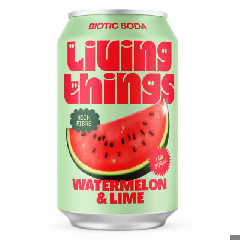 Living Things Σόδα με Καρπούζι & Lime 330ml