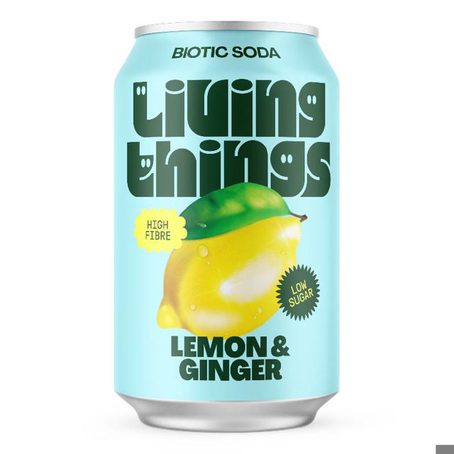 Living Things Σόδα με Λεμόνι & Τζίντζερ 330ml