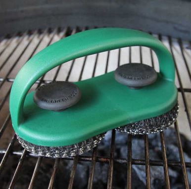 Dual head grid & stone scrubber