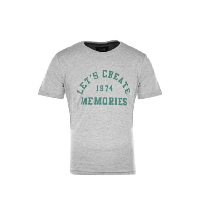 Τ-shirt -let's Create Grey XL