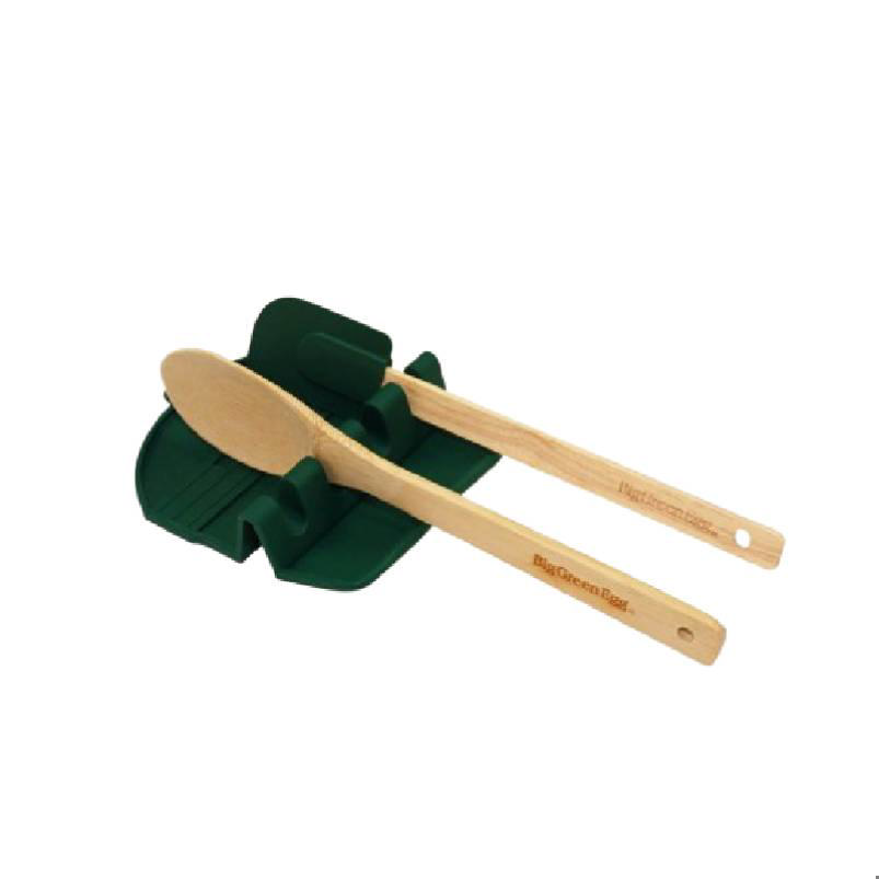 SPATULA MAT WITH PAN SCRAPER AND WOODEN SPOON