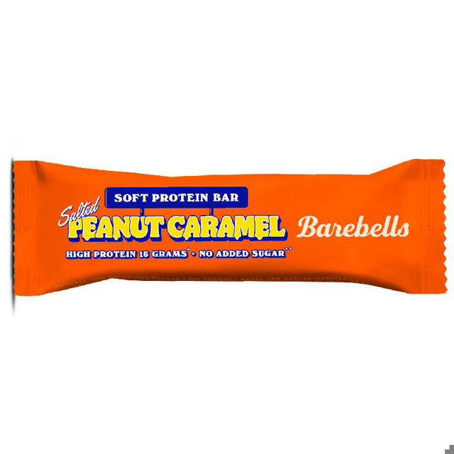 Μπάρα πρωτεΐνης με επικάλυψη σοκολάτας γάλακτος, κομμάτια φιστικιού και στρώση με γεύση καραμέλας 55g