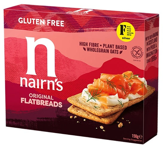 Nairn's πλακέ ψωμάκι  χωρίς γλουτένη 150g