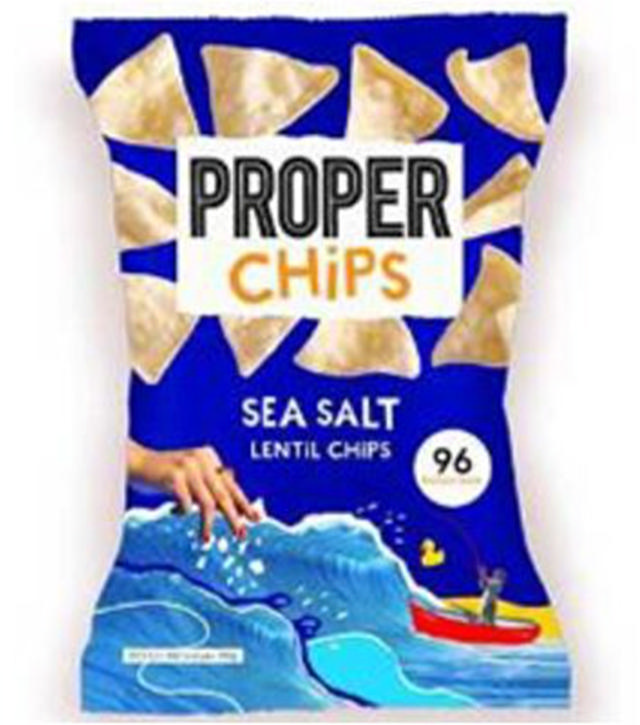 Proper Τσιπς απο φακές με θαλασσινό αλάτι 85g