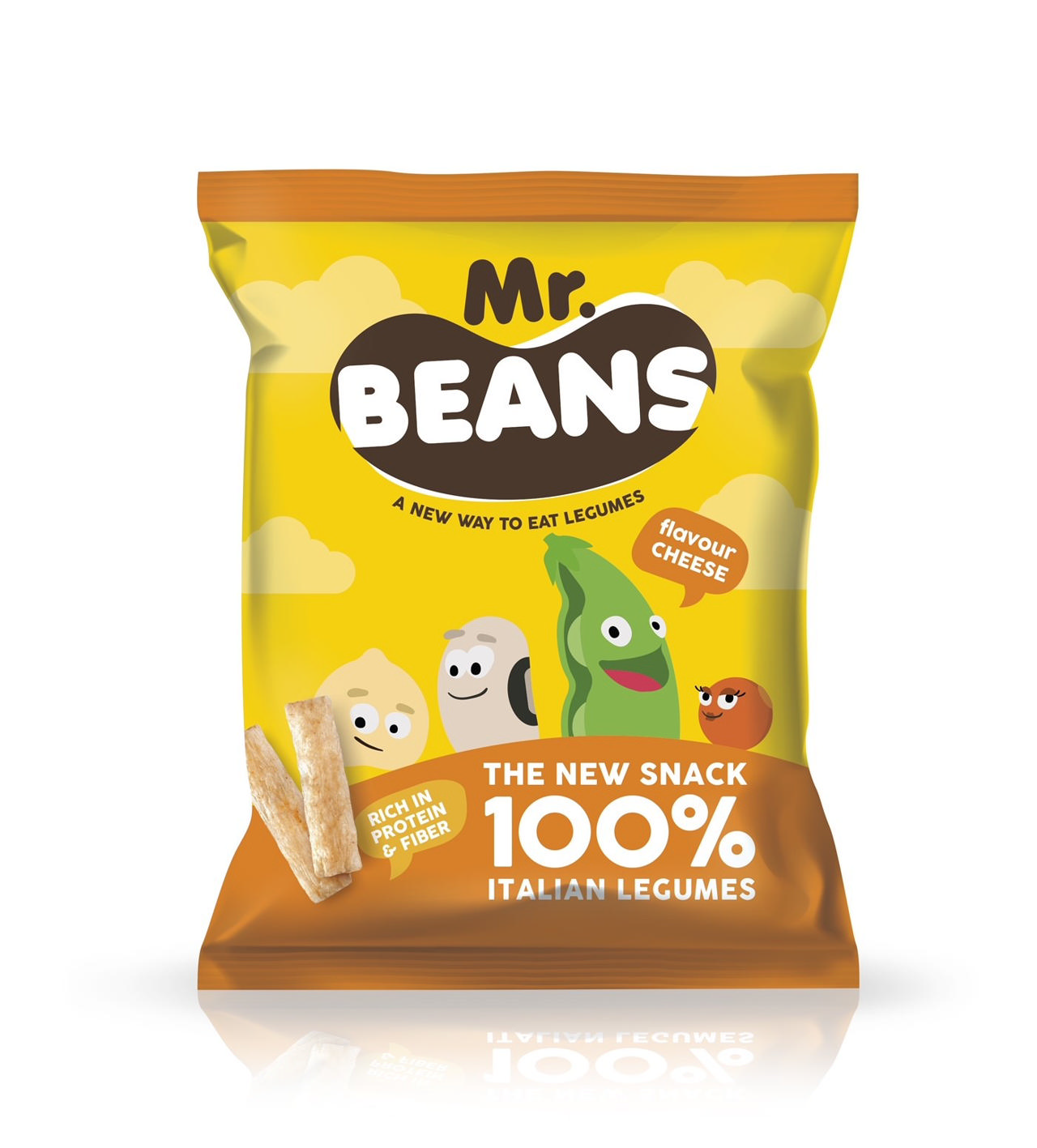 Mr. Beans Puffs από όσπρια με γεύση τυρί 40g
